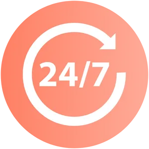 Service 24h/24 tous les jours